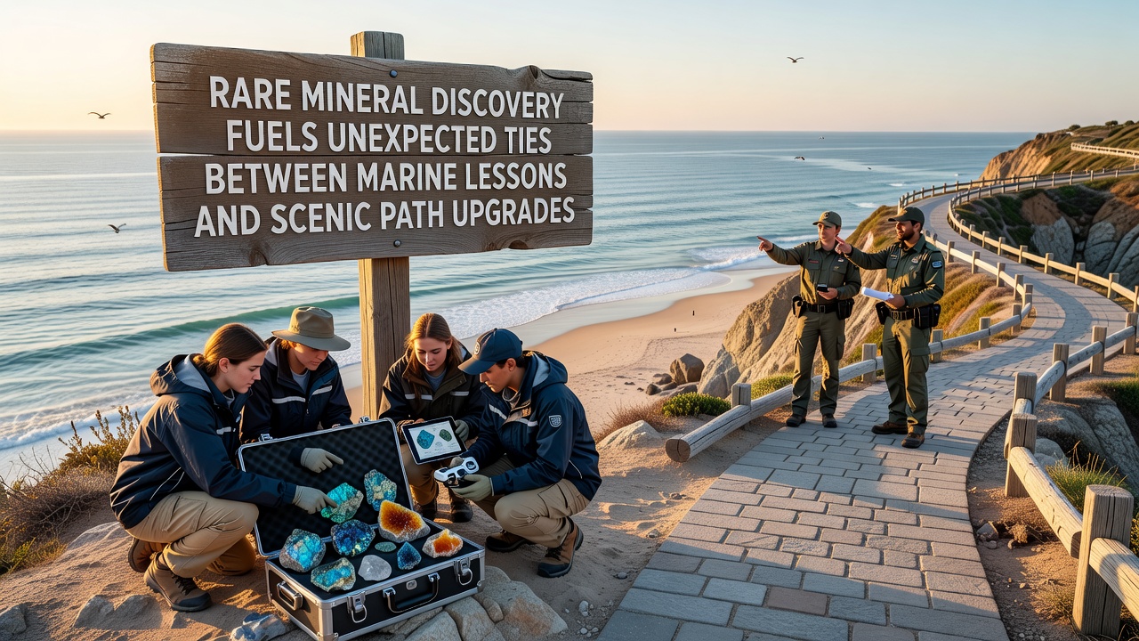 Rare Mineral Discovery Fuels Unexpected Ties Between Marine Lessons and Scenic Path Upgrades